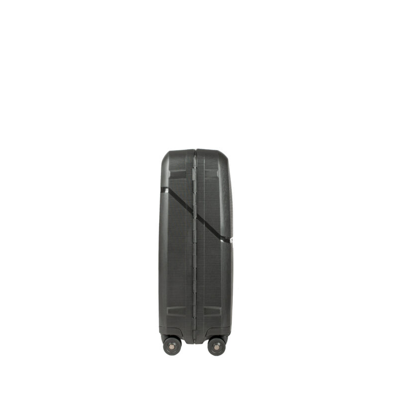Valise cabine Magnum Eco Samsonite graphite côté