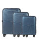 Lot de 3 valises Antibes Bemon bleu