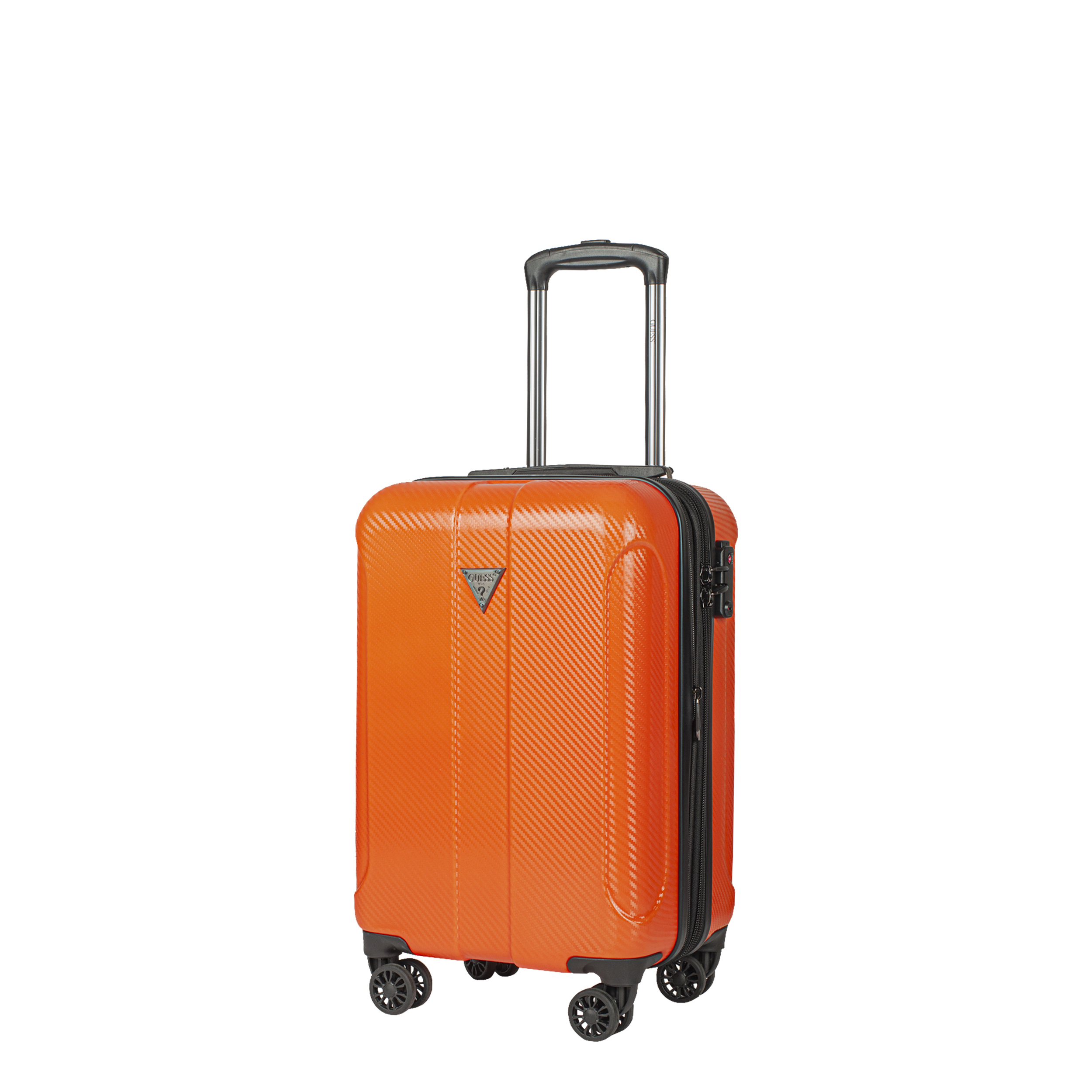 Valise cabine 54cm ext Lustre Guess orange profil