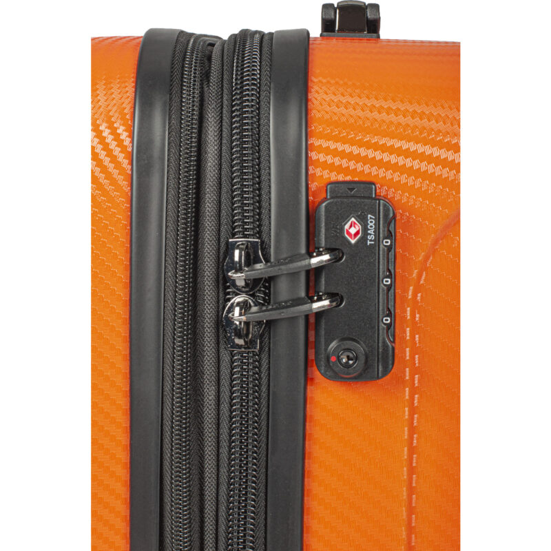 Valise cabine 54cm ext Lustre Guess orange zoom TSA