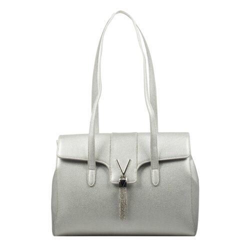 Sac shopping Valentino Divina argent - face