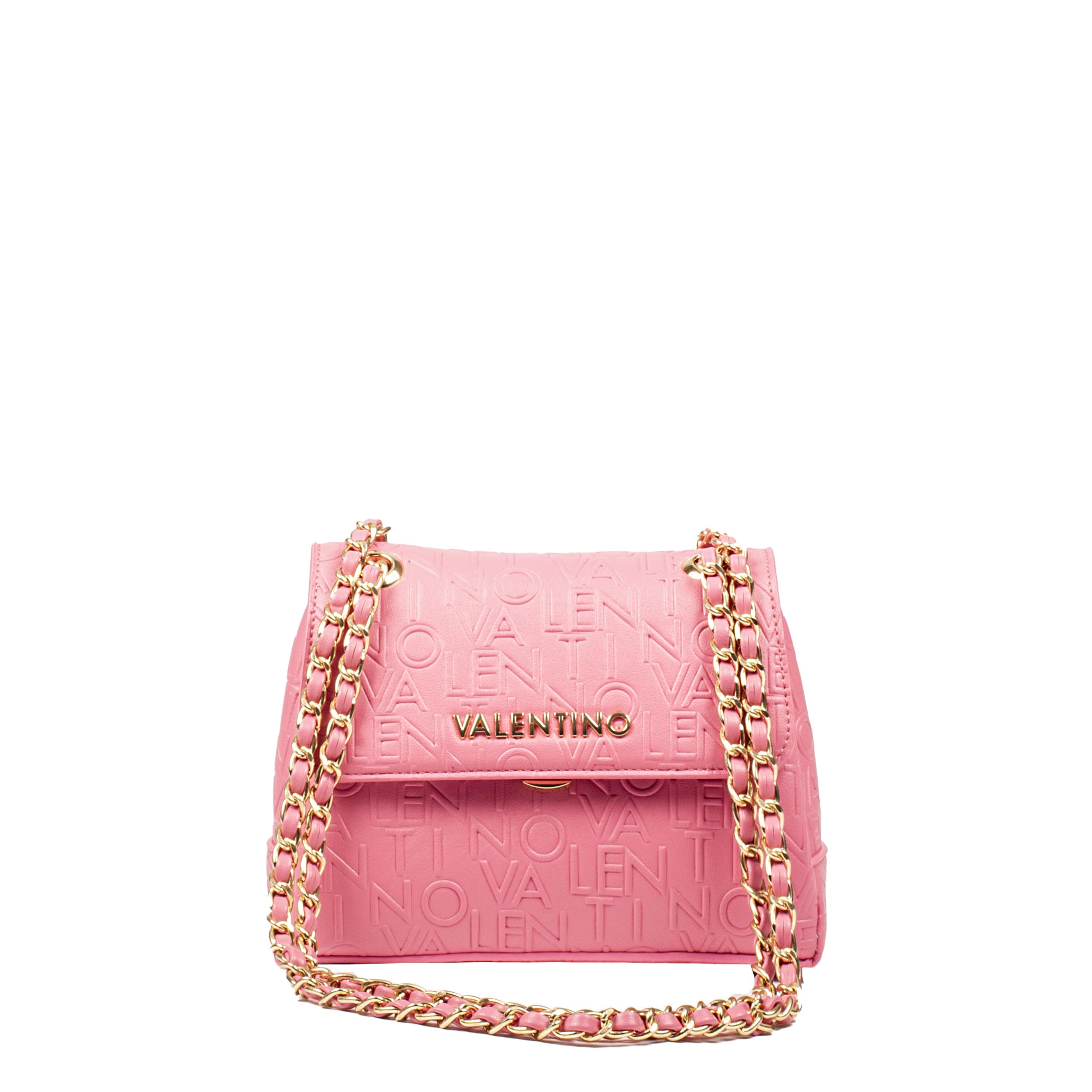 Sac bandoulière Valentino Relax rose - face