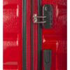 Valise 85cm extensible Nice Bemon rouge zoom TSA