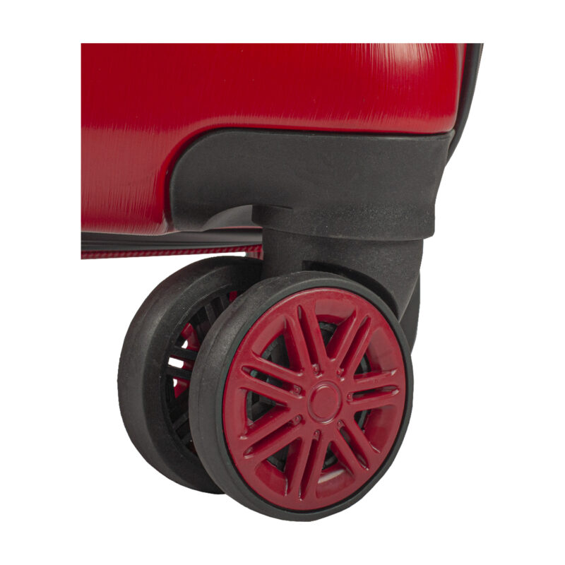 Valise 75cm extensible Nice Bemon rouge zoom roue