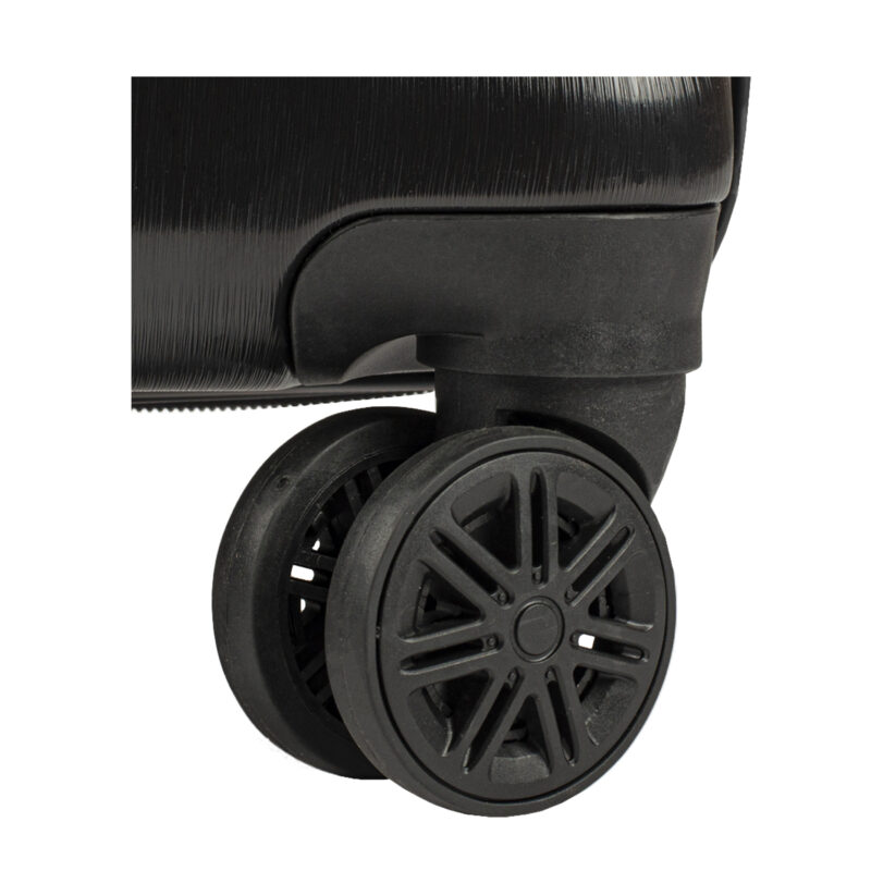 Valise 65cm extensible Nice Bemon noir zoom roue