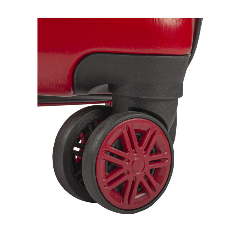 Valise 65cm extensible Nice Bemon rouge zoom roue