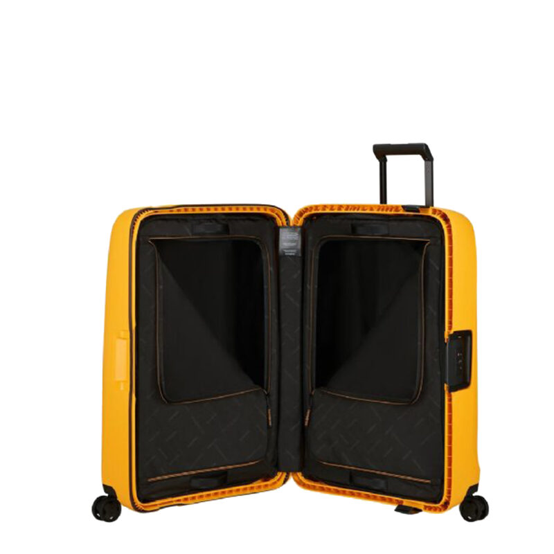 valise samsonite essens 69cm radiant yellow 146911 intérieur