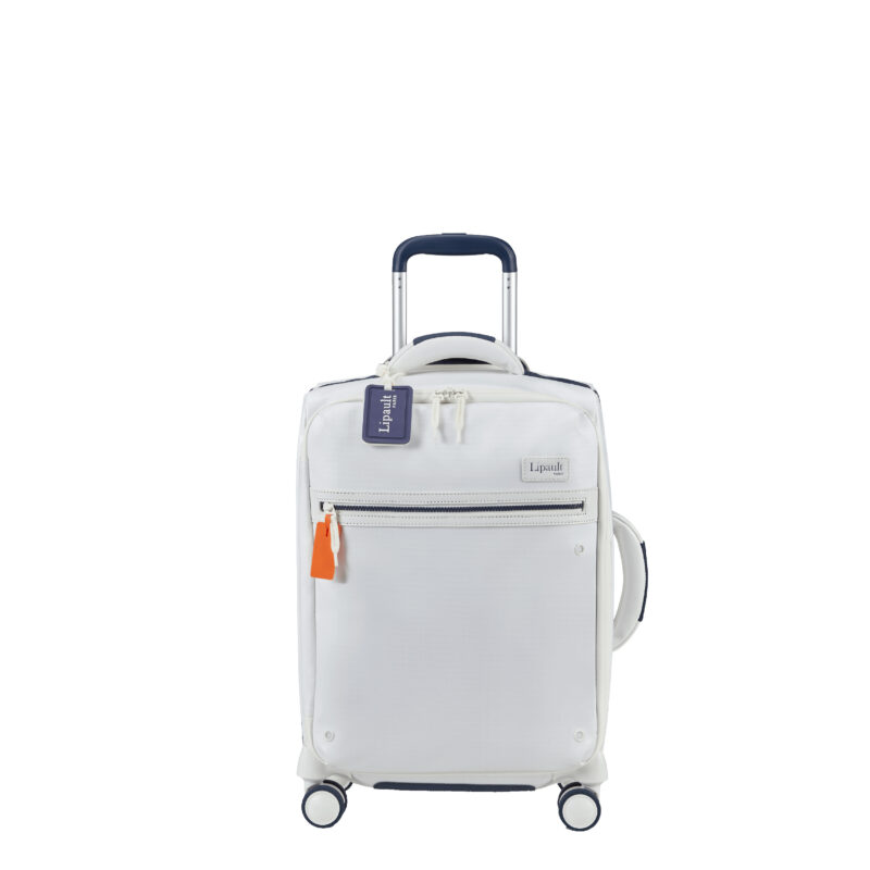 valise cabine lipault design lab blanc 146744 face