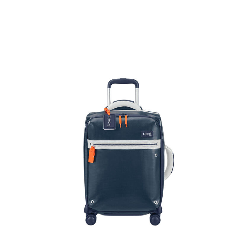 valise cabine lipault design lab bleu marine 146744 face