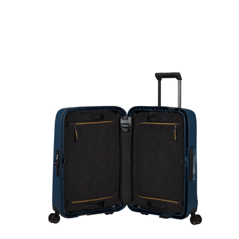 valise cabine samsonite essens midnight bleu 55cm 146909 intérieur