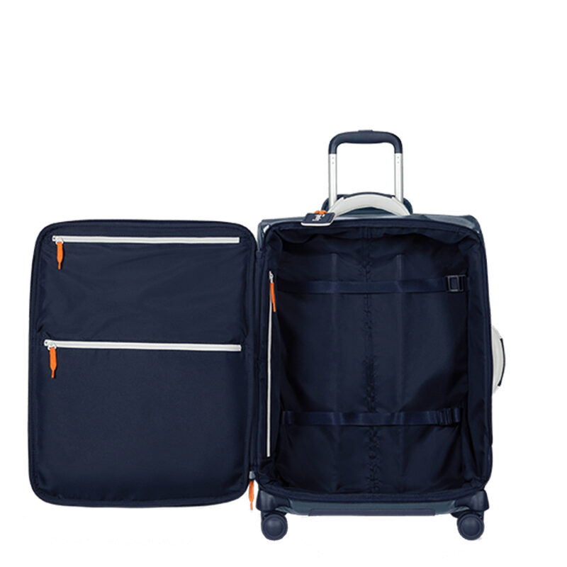 valise moyenne 63cm lipault design lab bleu marine 146745 intérieur