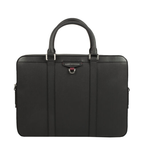 Porte document cuir Structured Tommy Hilfiger