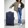 grande valise lipault bleu marine 79cm