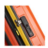 valise delsey rempart 73cm orange code tsa