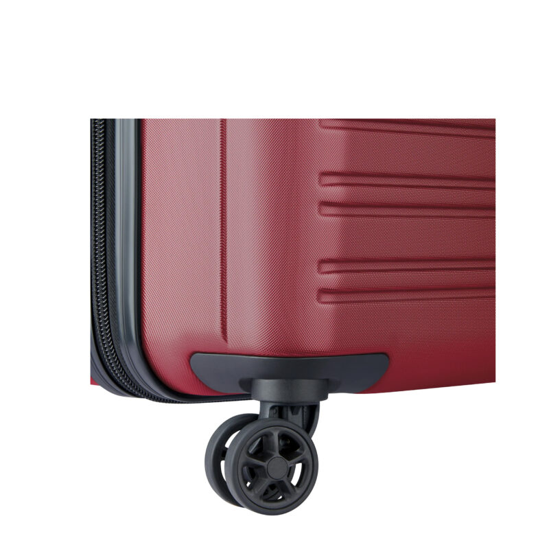 valise cabine delsey segur 2.0 rouge - roues