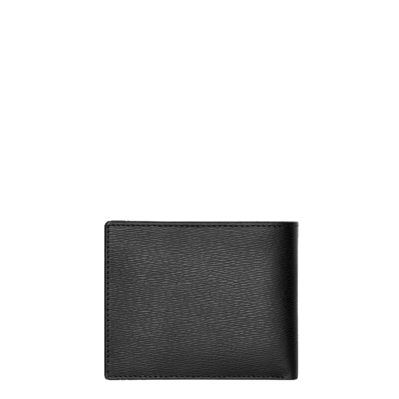Portefeuille en cuir Iconic Hugo Boss noir arrière