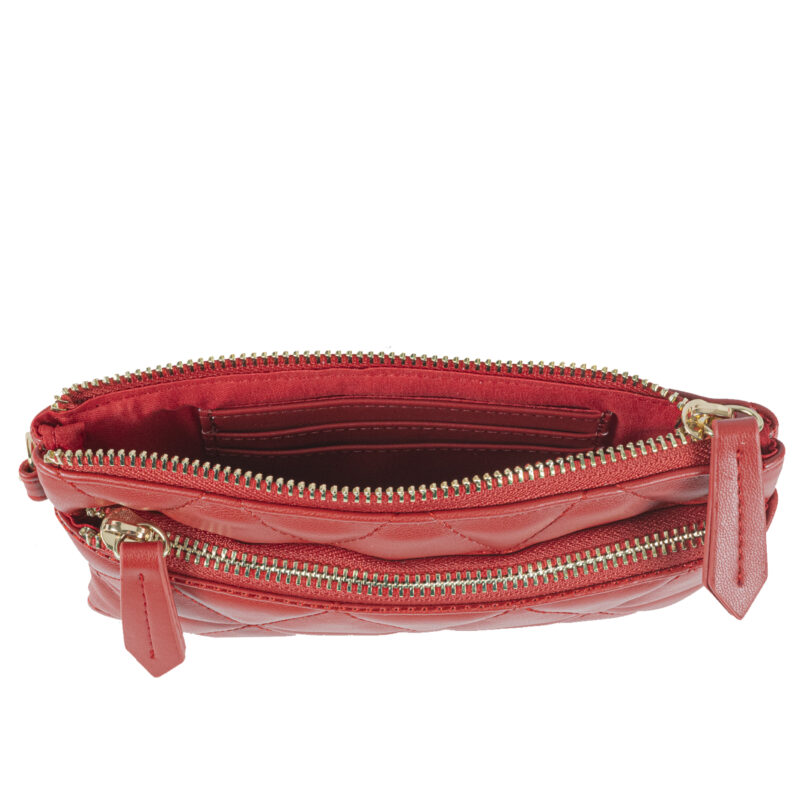 Petite pochette Carnaby Valentino rouge intérieur