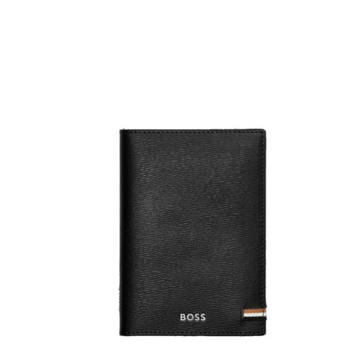 Porte passeport en cuir Iconic Hugo Boss
