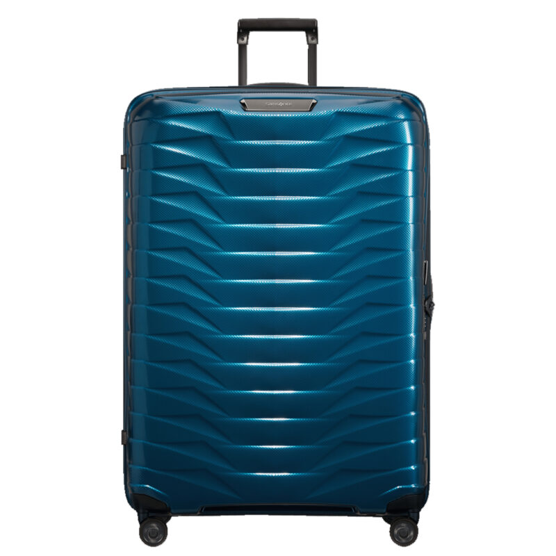 Grande valise 86cm Roxkin Proxis Samsonite bleu pétrol avant