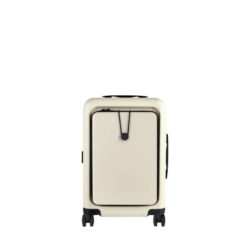 valise cabine cabaia traveler beige face