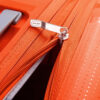 Valise cabine S extensible 55cm Clavel Delsey orange tangerin zoom