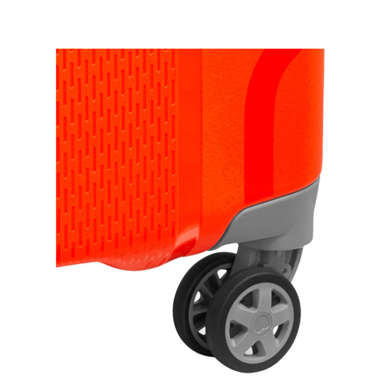 Valise L extensible 76 cm Clavel Delsey orange tangerine zoom roue