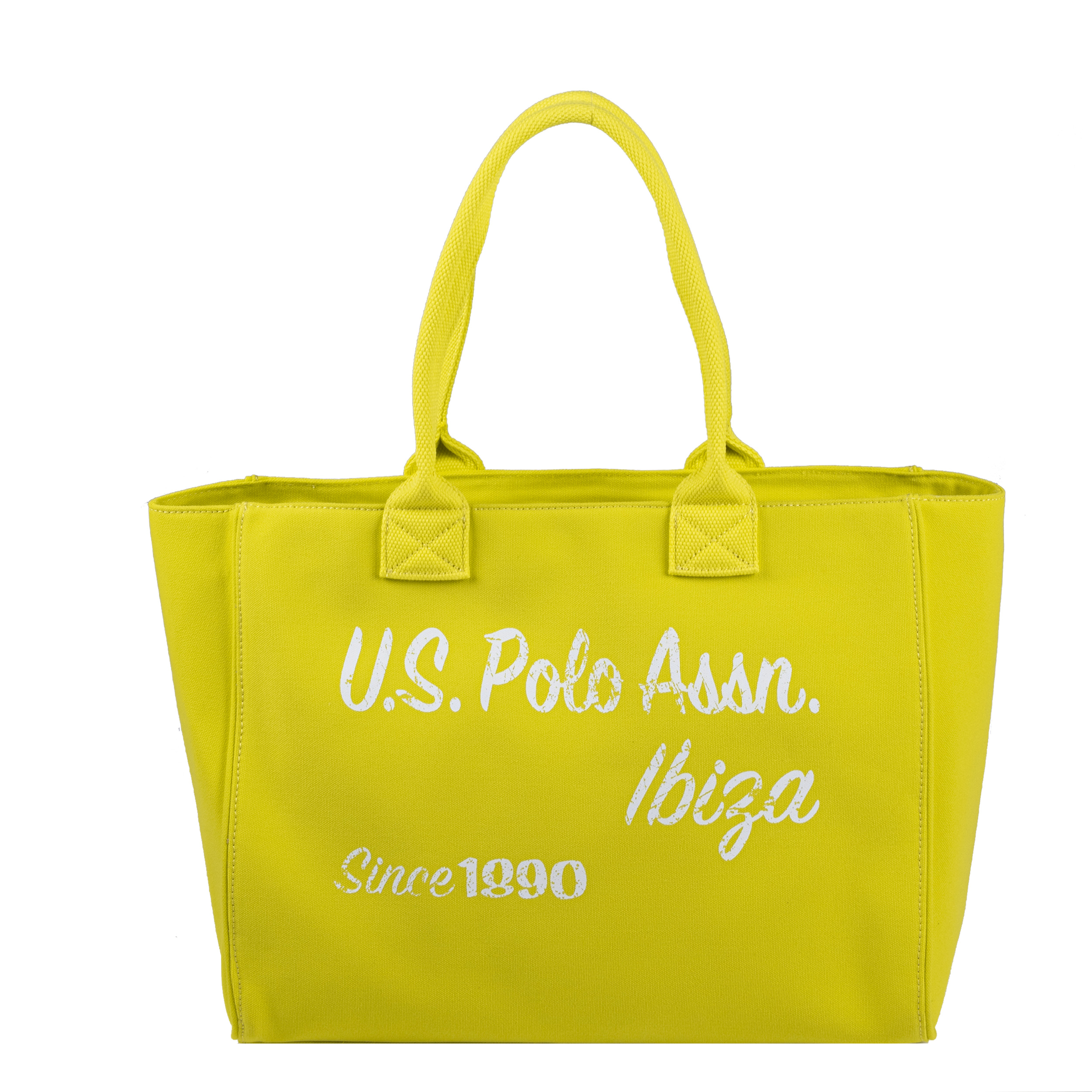 sac plage US polo lime face