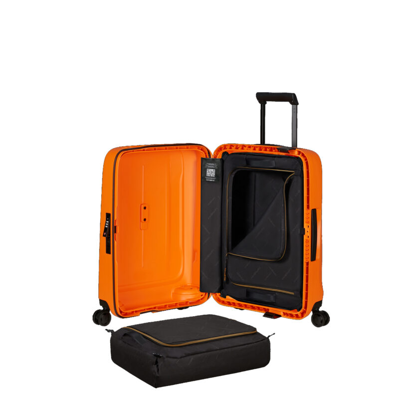 valise cabine samsonite essens papaya orange 146909 intérieur