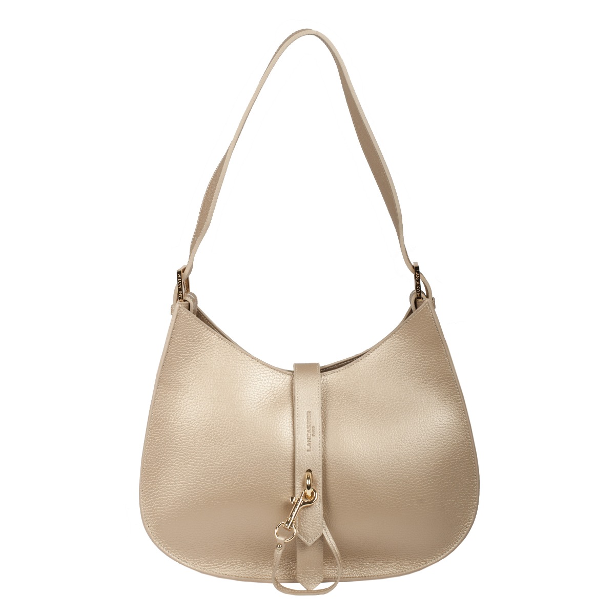 Sac besace Foulonné Double Hook - Champagne