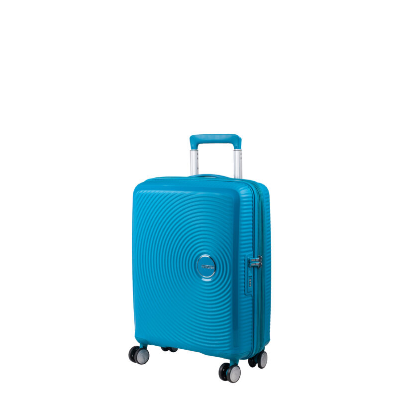Valise extensible cabine rigide 4 roues SoundBox – 55 cm-Bleu #77B5FE